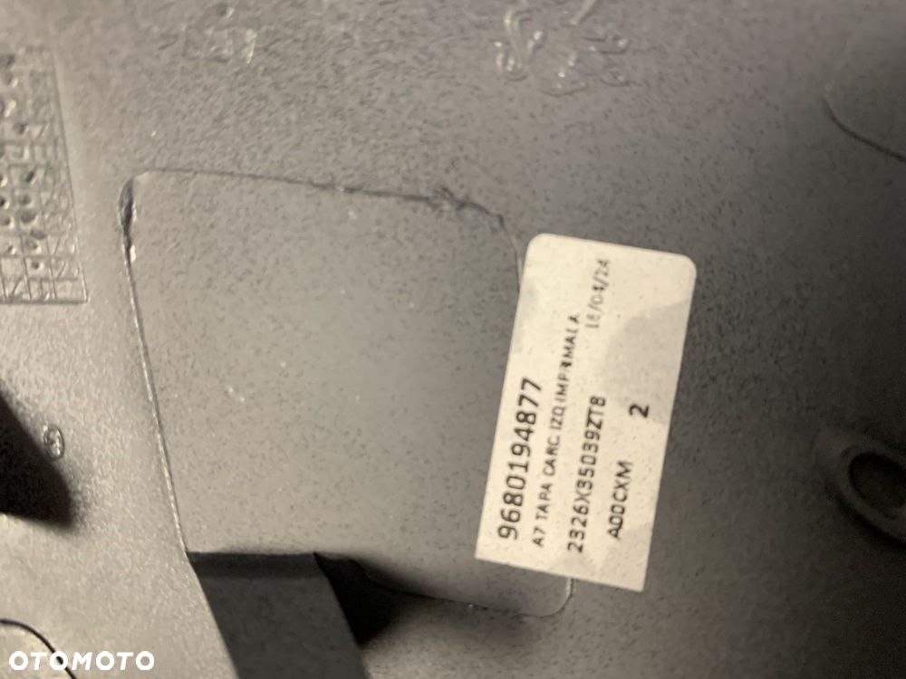NOWA ORYGINALNA OBUDOWA LUSTERKA PRAWA PRAWE ZEWNĘTRZNE PEUGEOT 207 06-13 9680194877 - 4