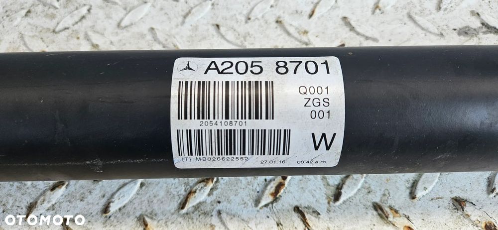 Mercedes C Klasa W205 SEDAN 180 200 1.8 2.0 CGI skrzynia manualna Wał napędowy A2058701 - 7