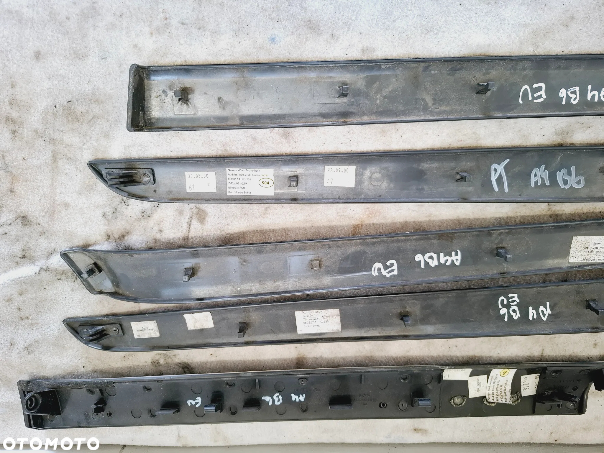 Listwy Dekory Ozdobne Audi A4 B6 B7 Europa Quattro Swing - 13