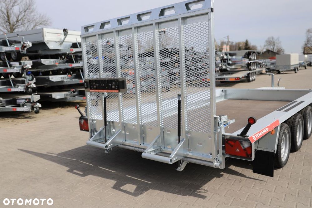 TEMARED /MARTZ BUILDER 3 4018/3 S 3,5T ,Koła 195R13C 400x180x30 do przewozu sprzętu budowlanego, TRAP, DMC 3500kg, 3 osie, - 4