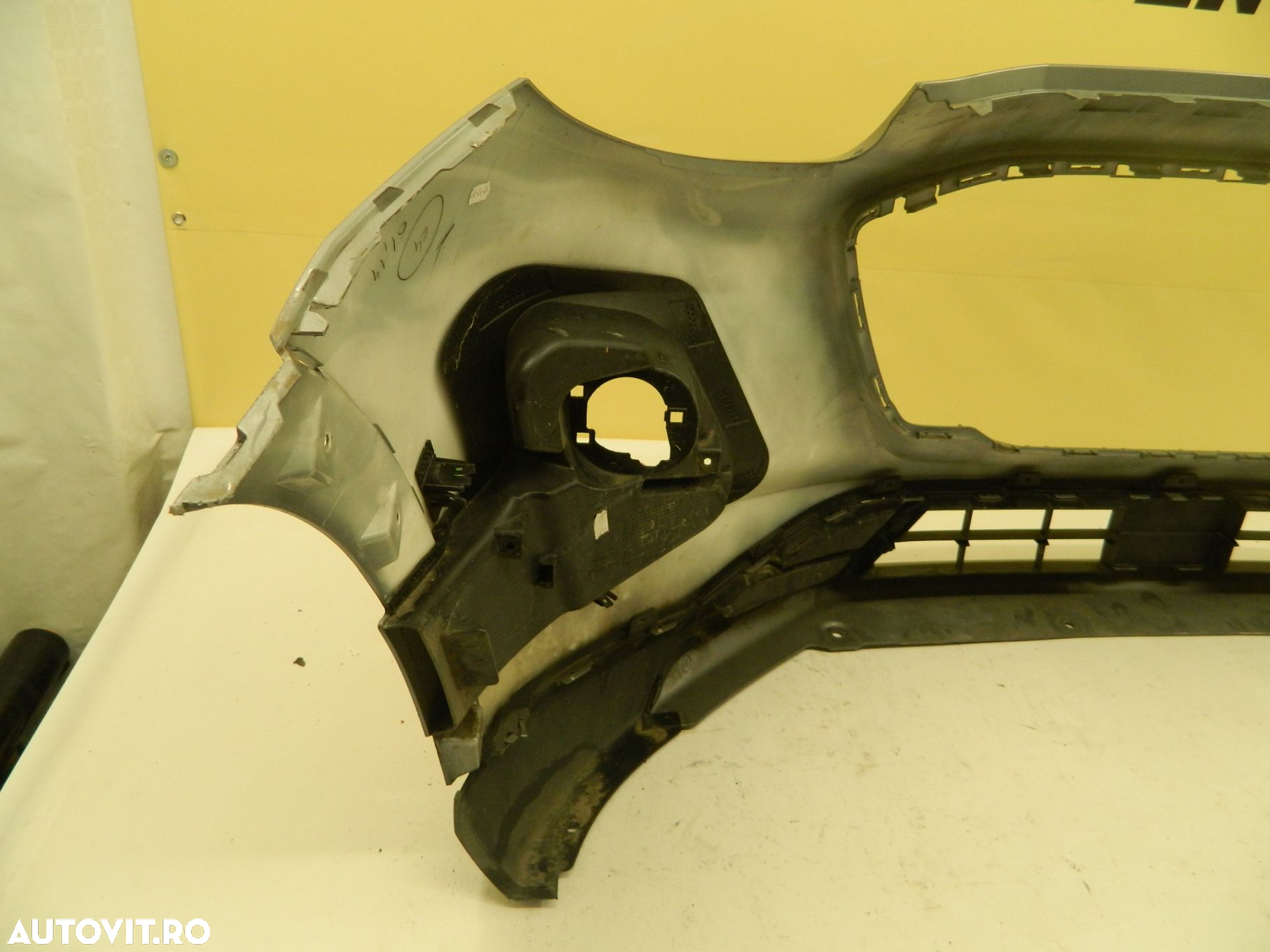 Bara fata Ford Puma, 2019, 2020, 2021, 2021, L1TB-17757-A, fisurata in partea de jos,include spoiler cu ornament fisurat in partea dreapta. - 8