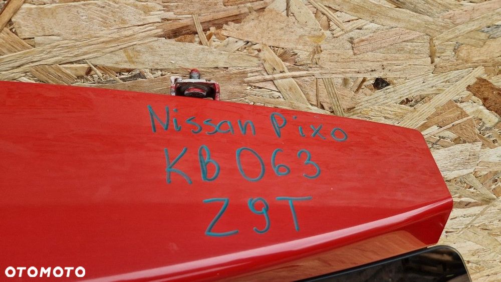 NISSAN PIXO Z9T KLAPA BAGAŻNIKA KLAPA TYŁ - 2