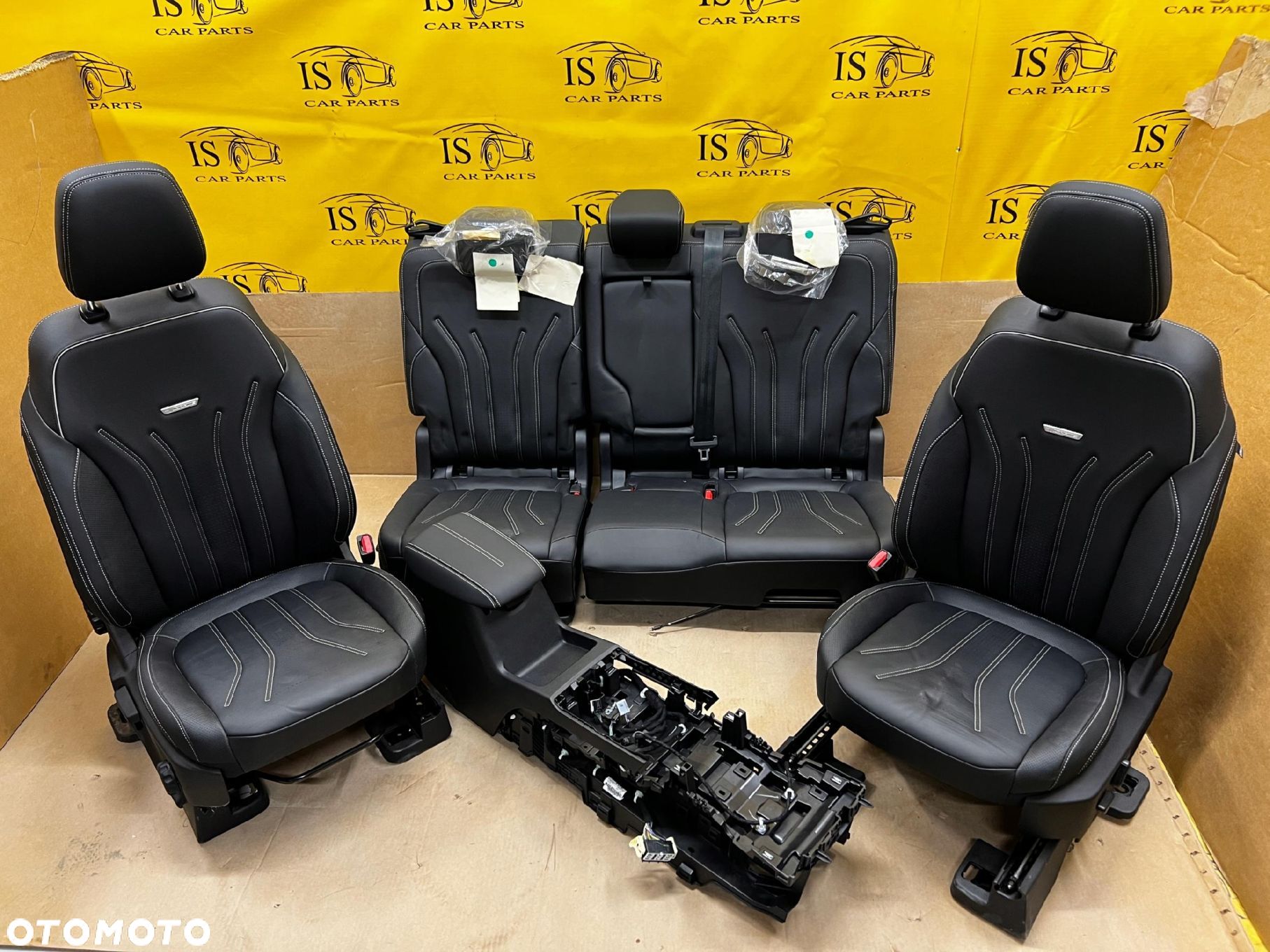 FOTELE SKÓRZANE AIRBAG WNĘTRZE PODŁOKIETNIK FORD KUGA MK3 EU VIGNALE - 1