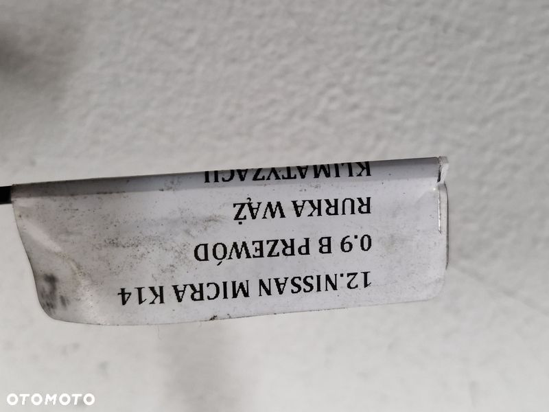 NISSAN MICRA K14 0.9 B PRZEWÓD RURKA WĄŻ KLIMATYZACJI 924905FF0A - 7