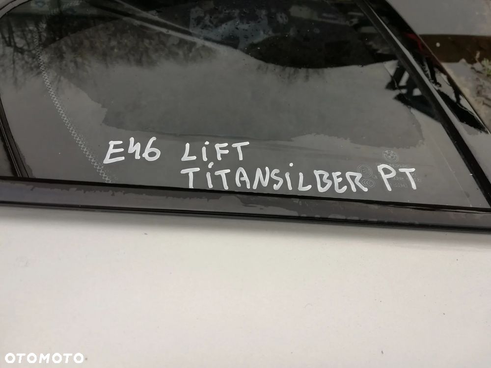 BMW E46 LIFT DRZWI TYLNE PRAWE TITANSILBER - 4