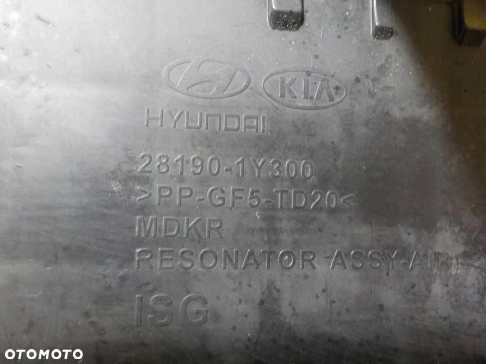 PICANTO II RIO i10 1.2 1.25 15r 86 KM G4LA rezonator powietrza 28190-1Y300 - 12