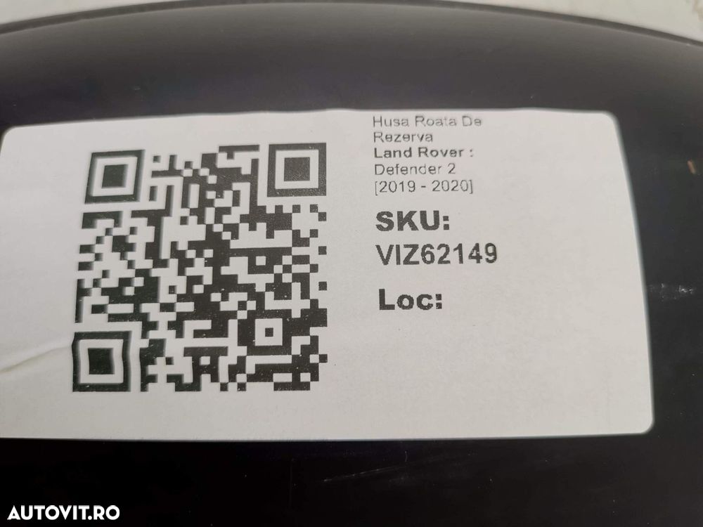 Husa Roata De Rezerva Land Rover Defender 2 2019 2020 Originala - 9
