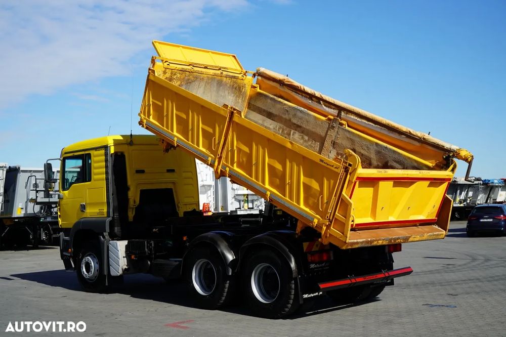 MAN TGA 26.410 / 6x4 / BASCULATOR 3 LATURĂ / MEILLER KIPER / MANUAL / - 4
