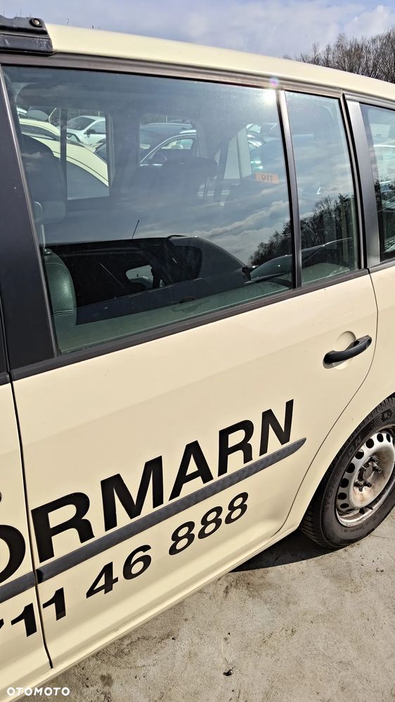 Drzwi tył tylne lewe prawe VW Touran lakier R115- kompletne - 1
