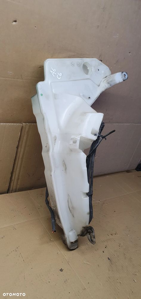 Zbiorniczek spryskiwaczy pompka pompki XENON Audi A6 C6 Kombi 4F0955453R - 4