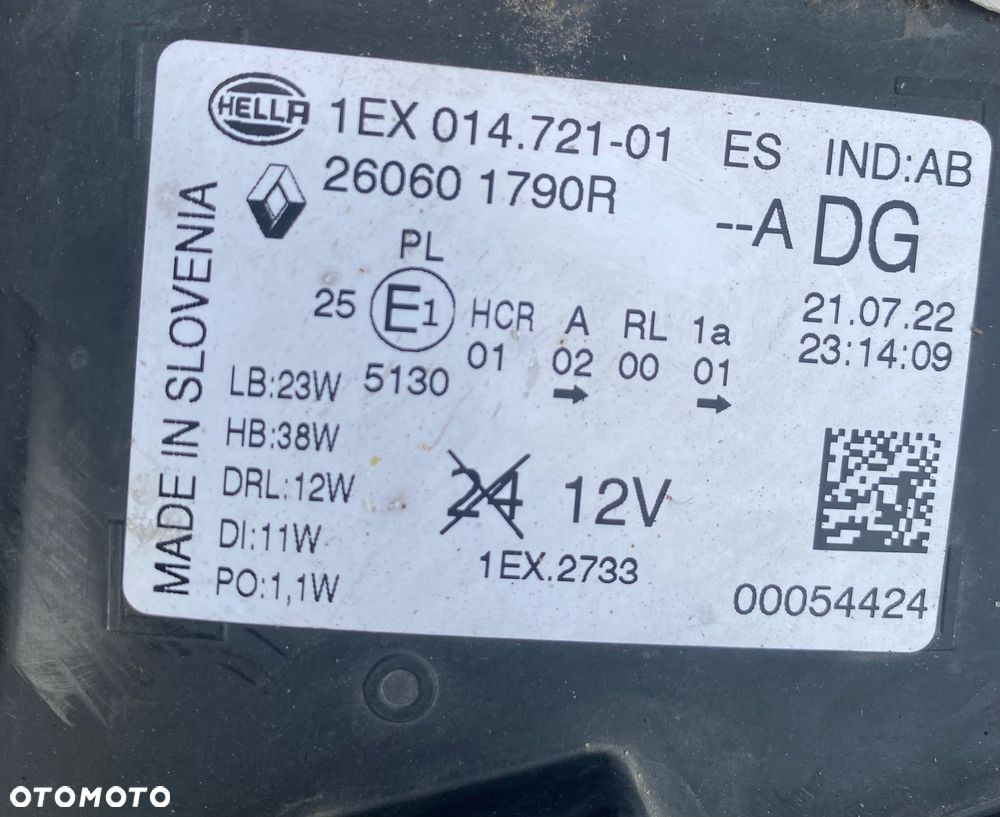 RENAULT TRAFIC III 3 lift 4 IV 22r-> IGŁY! IDEALNE!  Z DEMONTAŻU KOMPLETNE LAMPY PRZEDNIE REFLEKTORY PRZÓD FULL LED LEDOWE LAMPA REFLEKTOR LEWY PRAWY LEWA PRAWA komplet lamp 260601790R   260102899R - 16