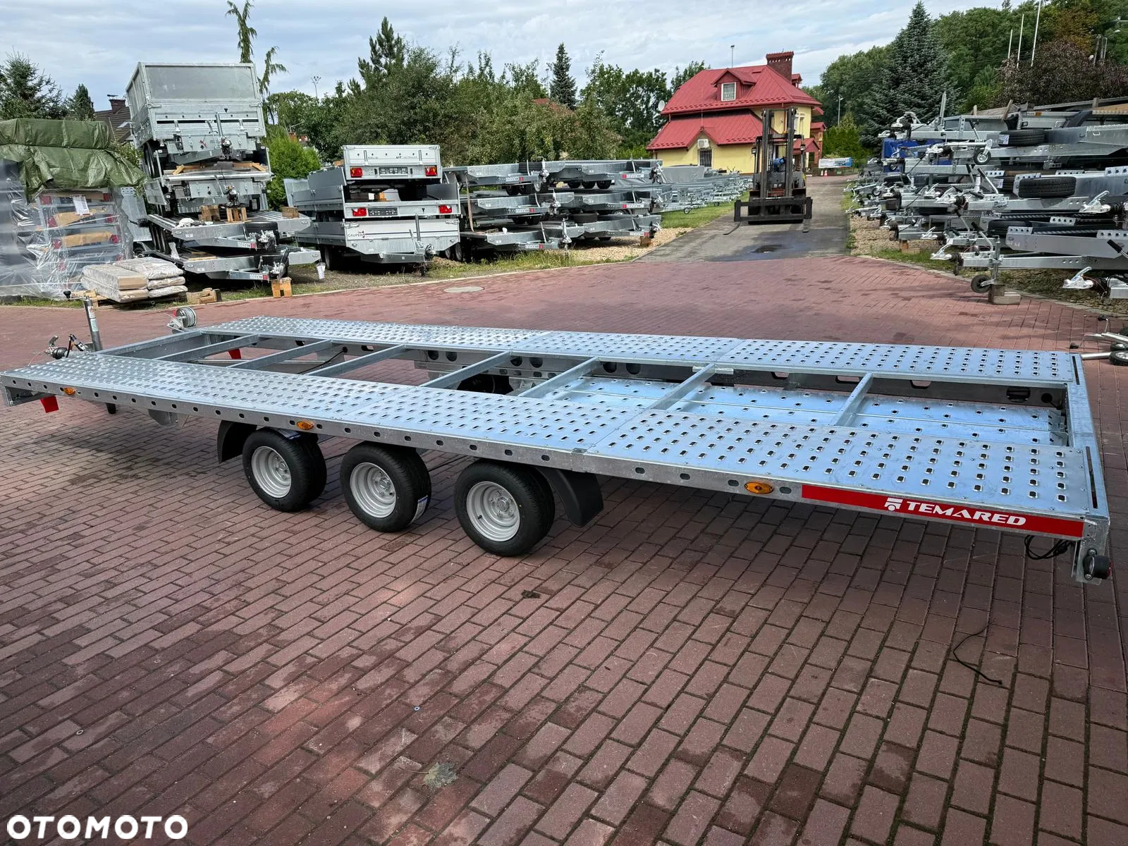 TEMARED Przyczepa CAR DECK 6021/3 3,5T 600x210cm 3 osie DMC 3500kg OKAZJA WYPRZEDAŻ! - 6