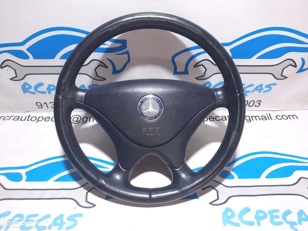 VOLANTE GUIADOR COMPLETO MERCEDES BENZ SLK R170 W170 A1704600003 1704600003 CLK C208 W208 PELE AIRBAG - 1