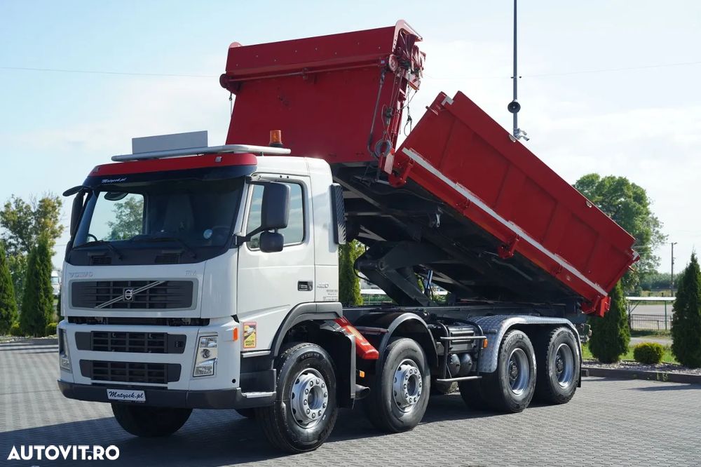 Volvo FM 420 / 8X4 / BASCULATOR 2 LATERAL / HIDRODOXY / BORDMATIC / MANUAL - 2