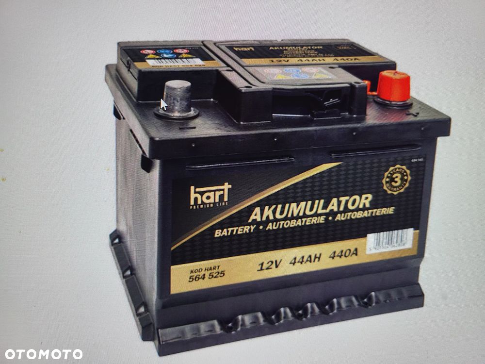 AKUMULATOR 44AH 440A 207X175X175/P+/PREM - 1
