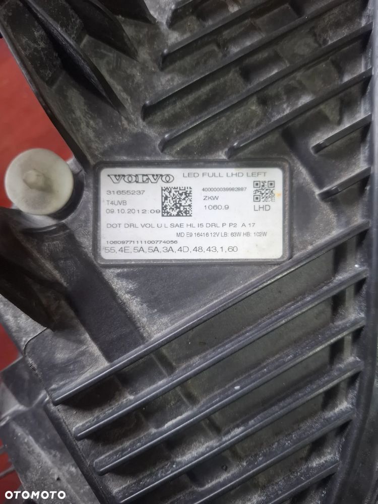 Volvo XC60 II Lampa Lewa Przód Full Led USA 31655237 - 7