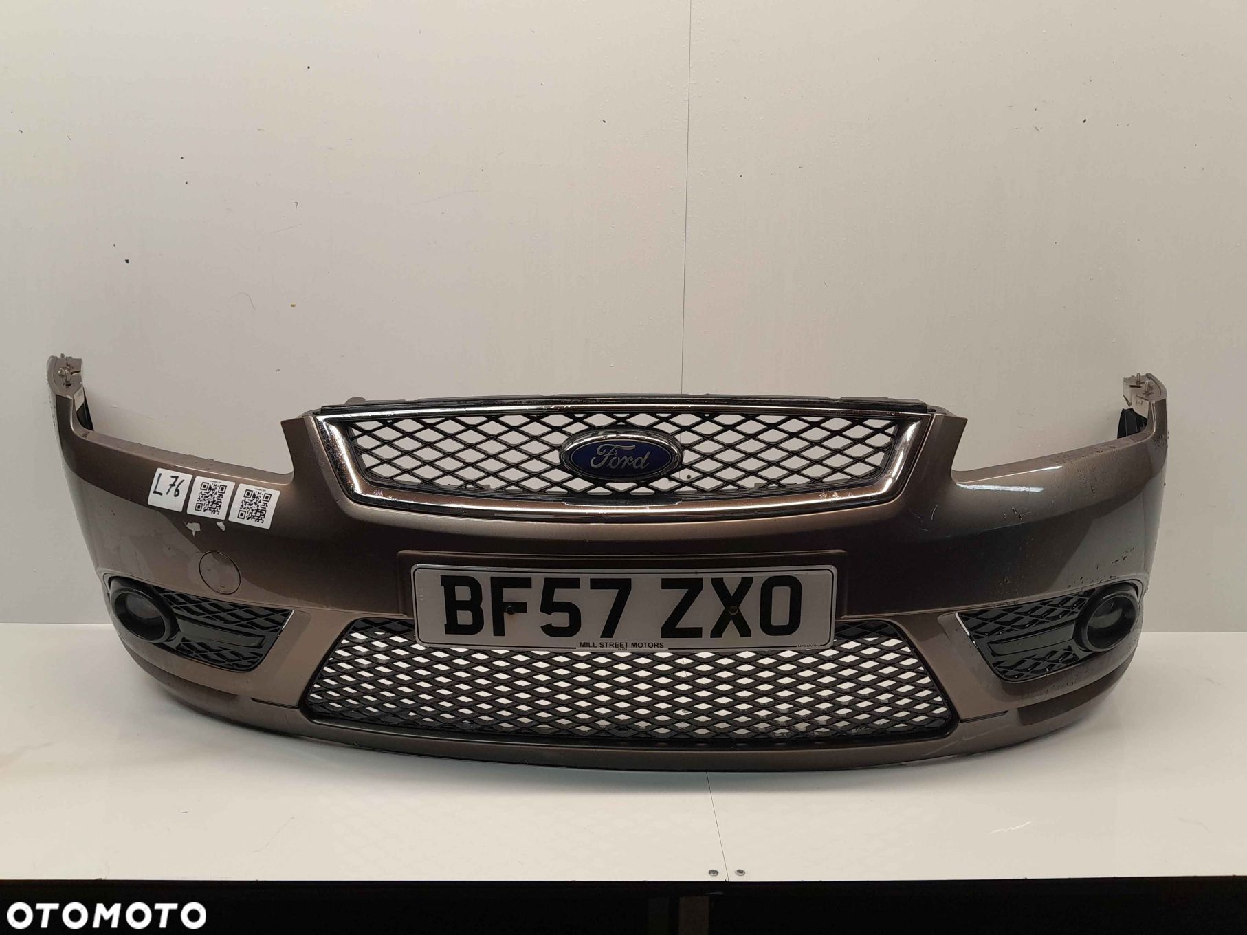 } ZDERZAK PRZÓD PRZEDNI FORD FOCUS MK.2 2 II CABRIO Q7 ZŁOTY PIASKOWY HALOGENY - 1