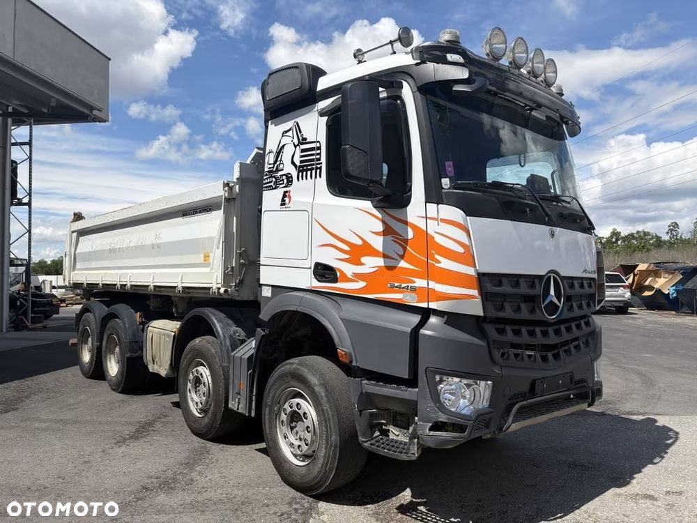 Mercedes-Benz AROCS 3445 8x4 – Wywrotka 3-stronna Meiller Bordmatik / EURO 6 /  143 392 km - 2