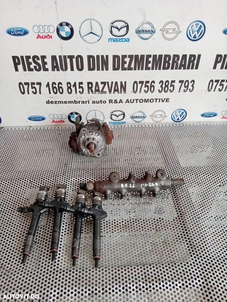 Kit Injectie Injectoare Pompa Rampa Mazda 5 Mazda 6 2.0 Diesel RF7J Cod -0420 Cod RF7J 13H50 Testat - 2