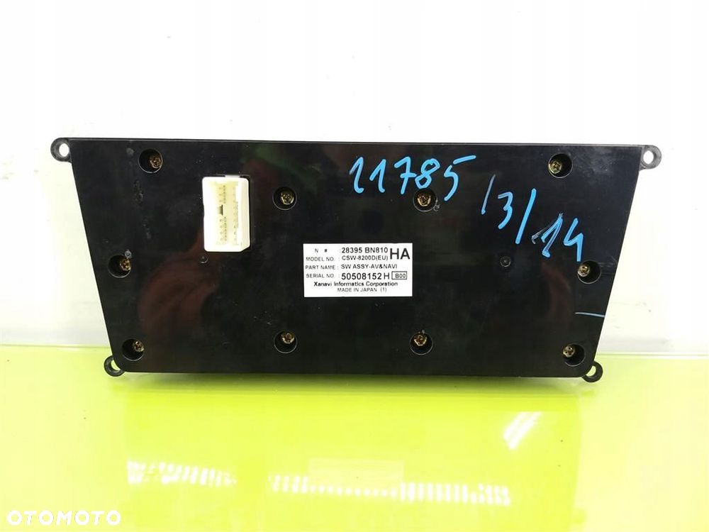 Radio+ wyświetlacz kpl Nissan Almera Tino 2000-2006 XANAVI CSW8200D - 4