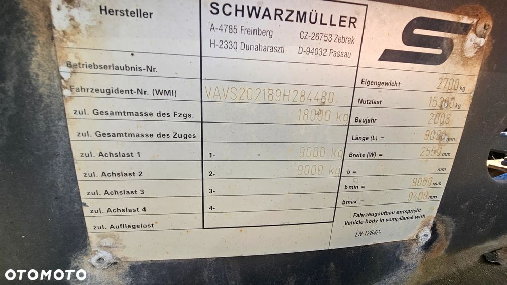 Schwarzmuller 2-osiowy BDF - S202 - 13