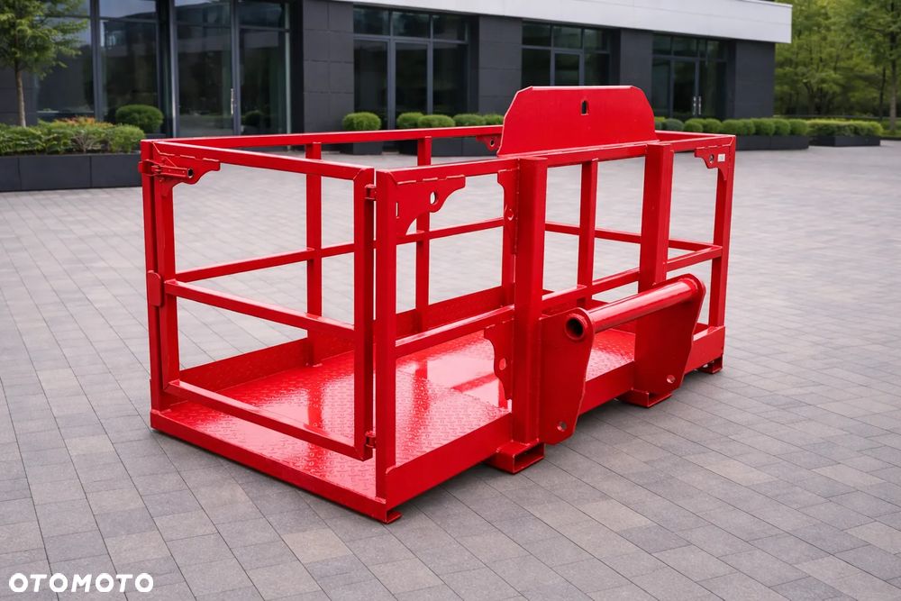 Kosz wysokościowy narzędziowy roboczy ładowarki teleskopowej kołowej JCB Manitou Merlo Class Case - 14