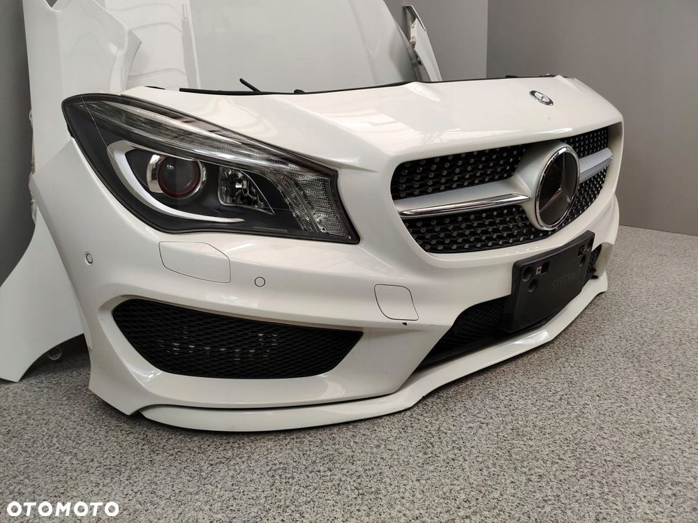 MERCEDES CLA W117 AMG ZDERZAK PAS BŁOTNIKI LAMPY BI XENON MASKA - 2