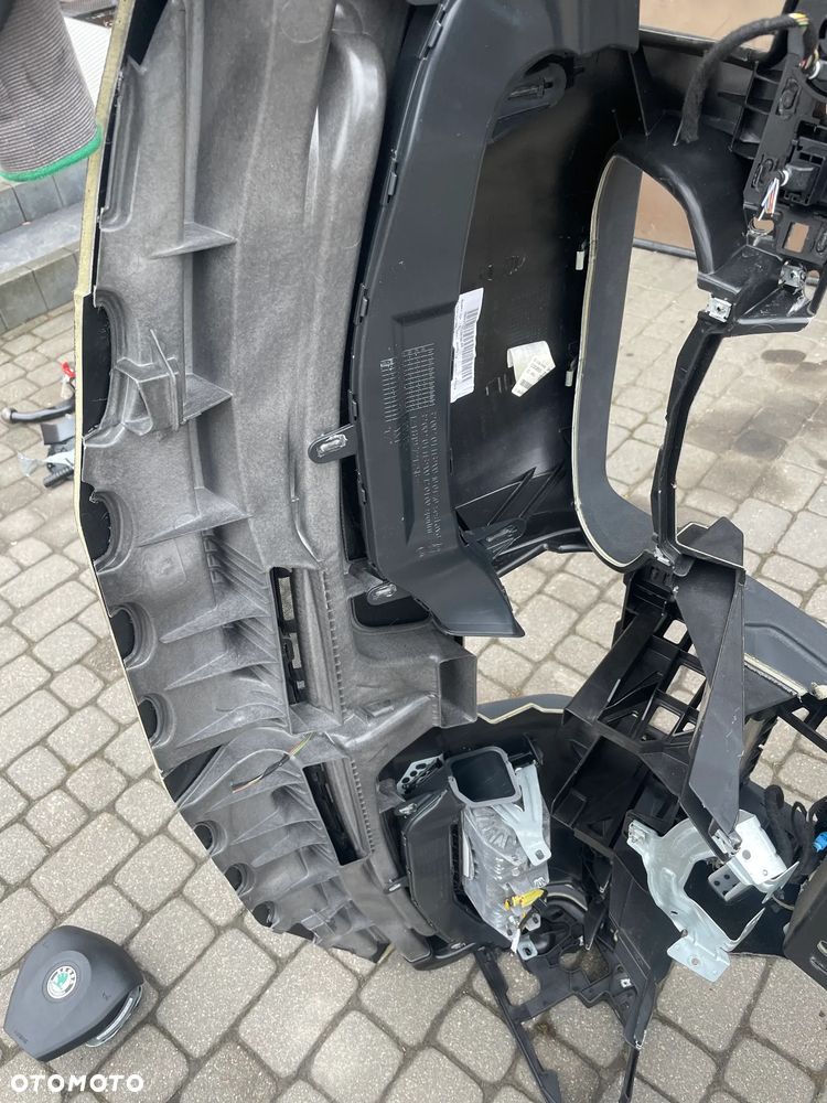 KONSOLA AIRBAG PODUSZKA PASY SENSOR KOMPLET SKODA OCTAVIA II LIFT - 7