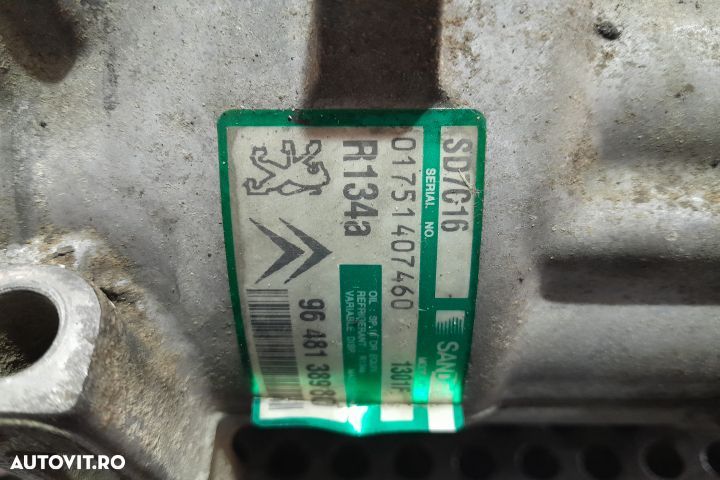 Compresor AC 9648138980 / R134A 9648138980 / R134A Peugeot 407 1 [200 - 5