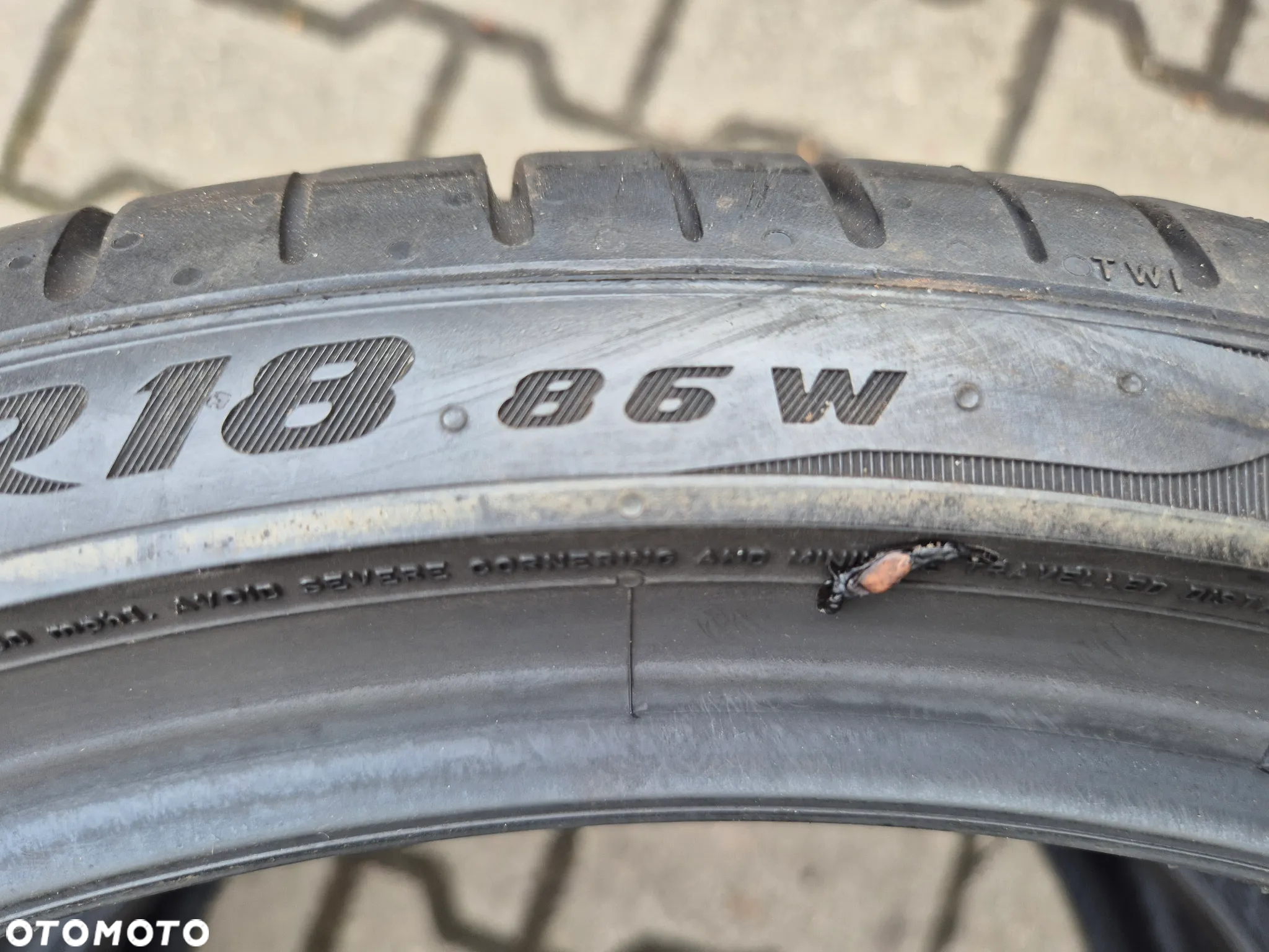 OPONY LETNIE PIRELLI 205/40 R18 NOWE DEMO DOT 1421 - 13