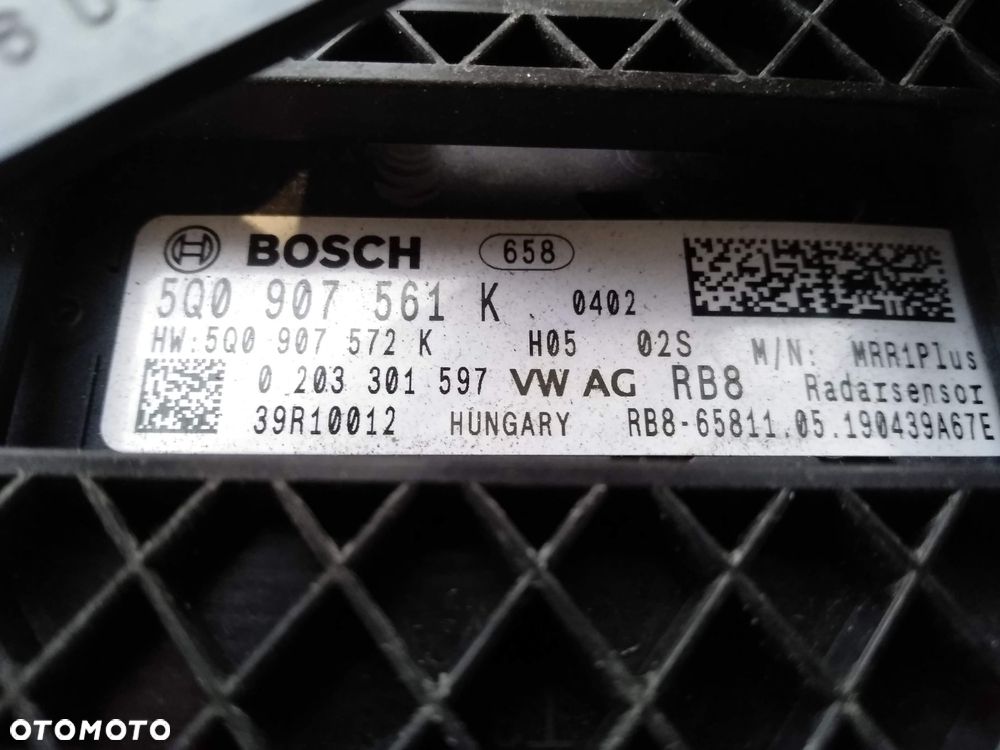 radar distronic acc vw golf vii 5q0601025k - 2