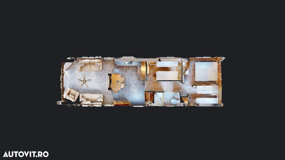 Alta Casă mobilă BK Sheraton nr. 170 | Tâmplărie PVC și încălzire centrală cu calorifere | 12 x 3.7 m | 3 dormitoare și 1 baie - 11