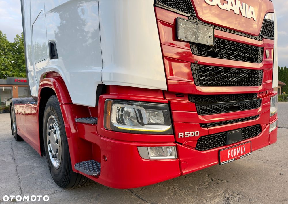 Scania R 500 /// z Niemiec /// 4 poduszki tył ///  Klima postojowa /// Full led /// Full spoiler /// Navi /// - 10