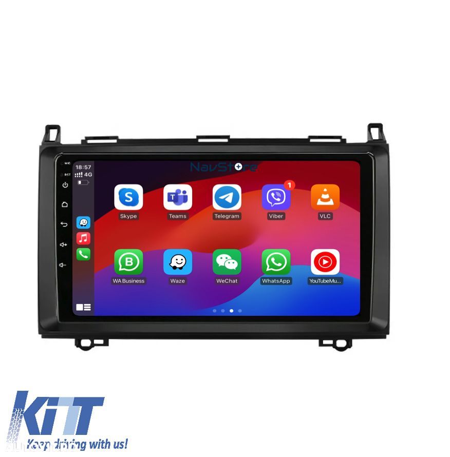 Navigatie Dedicata Mercedes Vito Sprinter Viano B200 A B Class (2005-2 - 4