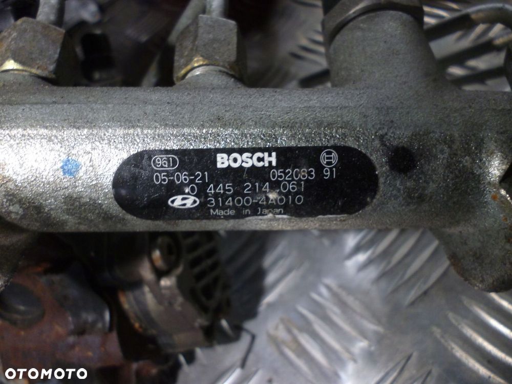 KOMPLETNY UKŁAD WTRYSKOWY POMPA WTRYSKI LISTWA KIA SORENTO 2.5 CRDI - 3