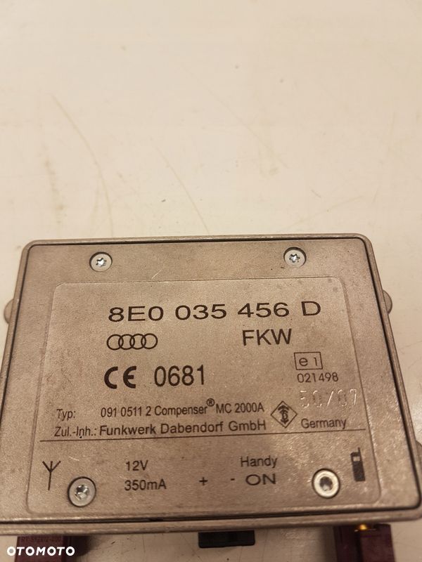 WZMACNIACZ ANTENY AUDI A4 A5 A6 Q5 8E0035456D - 2
