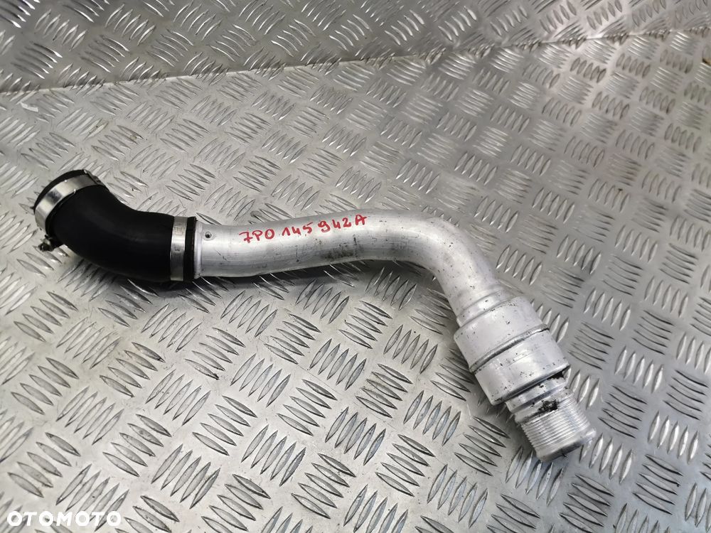 VW TOUAREG 7P 10-18R RURA PRZEWOD WAZ INTERCOOLERA 4.2 TDI 7P0145942 A - 2
