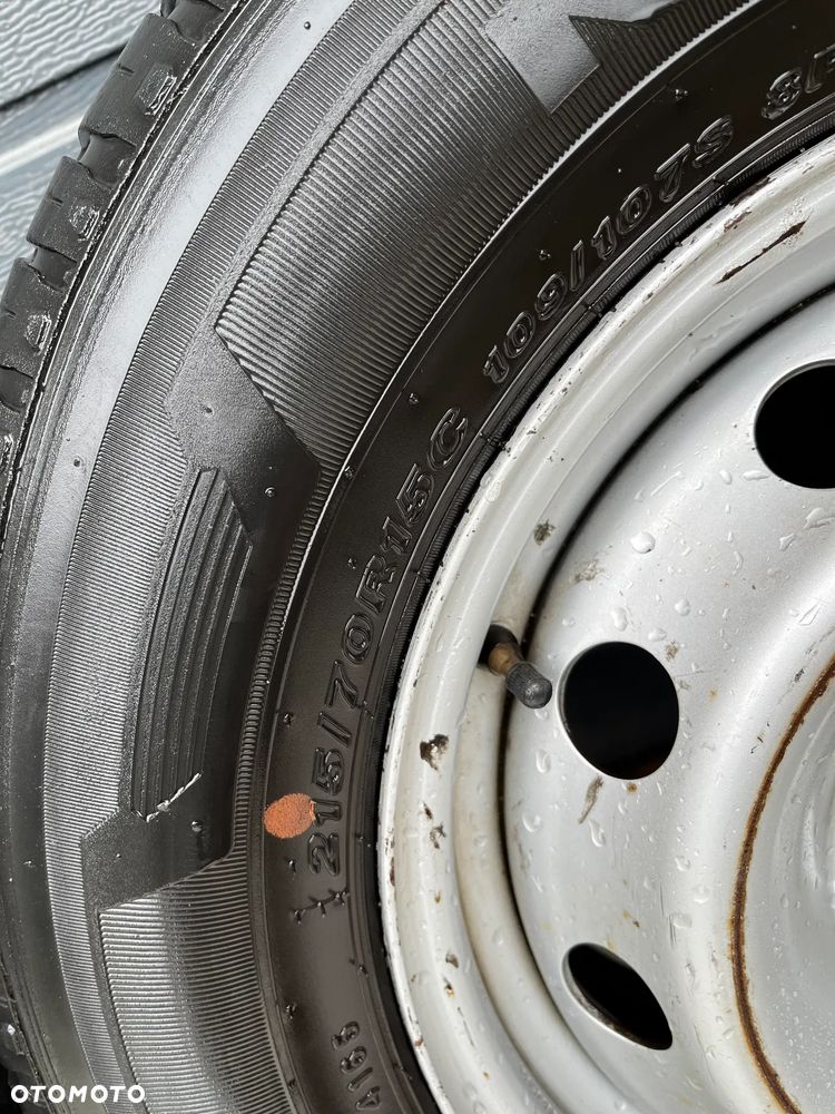 komplet kół R15 5x118 6Jx15H2 ET 68 koła opony 215 70/15 c felgi  FIAT DUCATO BOXER JUMPER - 5