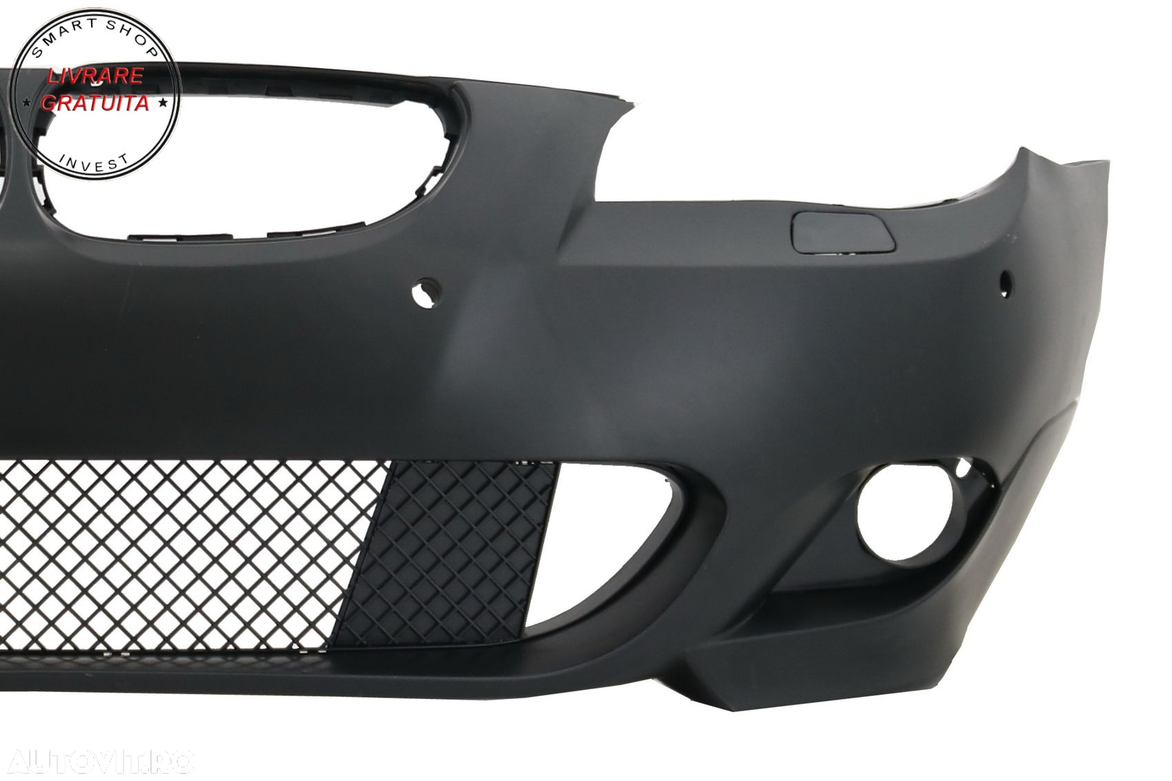 Bara Fata cu Proiectoare Ceata BMW Seria 5 E60 E61 (2003-2007) M-Technik Design- livrare gratuita - 5