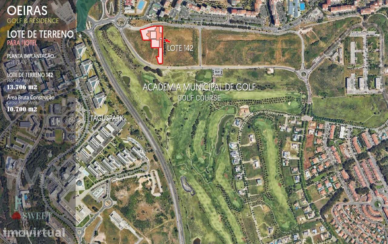 Oeiras Golf & Residence - Lote de Terreno 142-B, p/Construção de Hotel - Grande imagem: 2/20