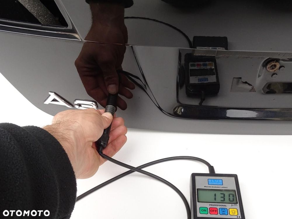 KLAPA TYŁ TYLNA BAGAŻNIKA + SZYBA LOTKA LY9B AUDI A3 8P 5D SPORTBACK S-LINE - 11