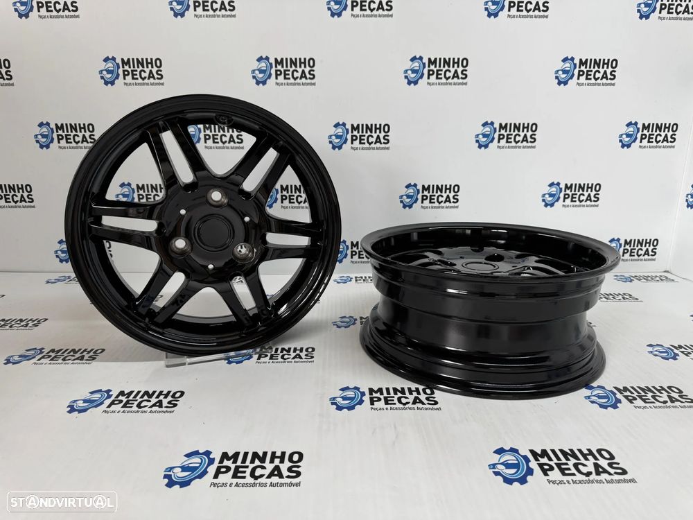 Jantes Look Smart Brabus em 15 (3x112) Preto Brilho - 4