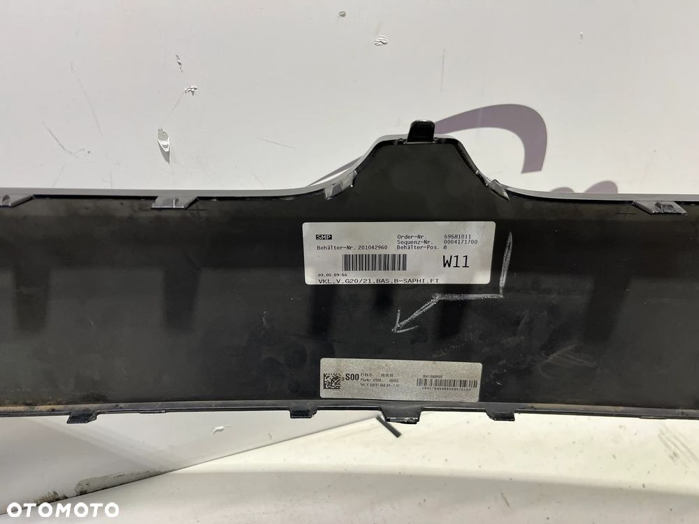 BMW 3 G20 G21 2019 - ZDERZAK PRZÓD PRZEDNI ORG 51117422239 - 7