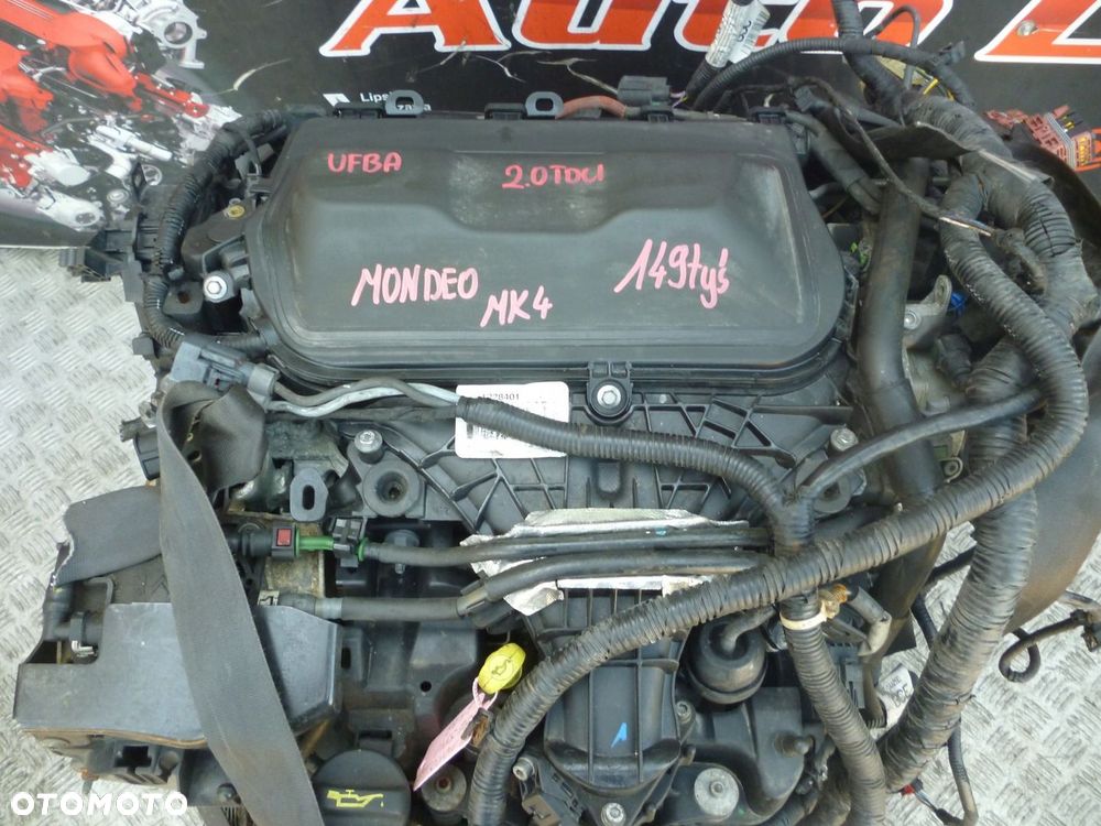 SILNIK KOMPLETNY FORD MONDEO MK4 2.0 TDCI UFBA 149 TYS - 2