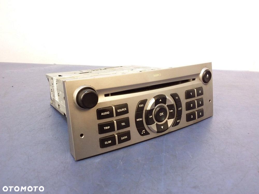 PEUGEOT 407 I RADIO RADIOODTWARZACZ CD 7645110393 - 2