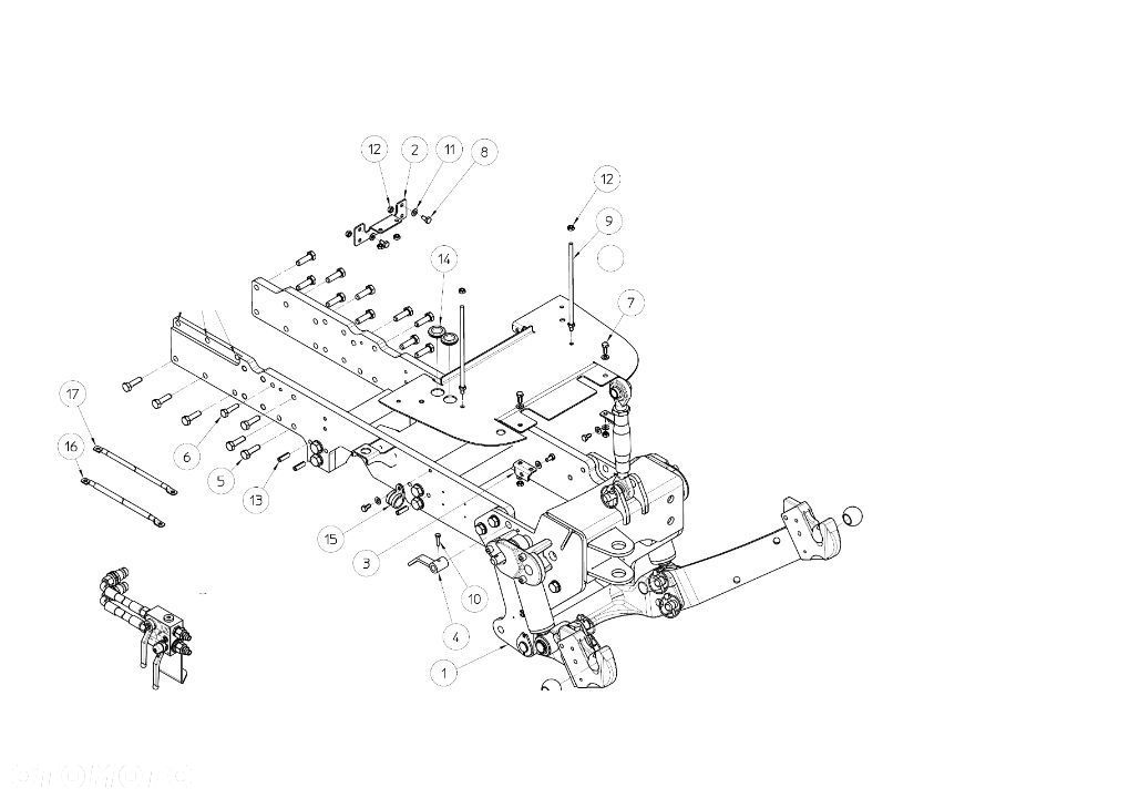 TUZ przedni NX4510 10 KN (CAT 1) - 1
