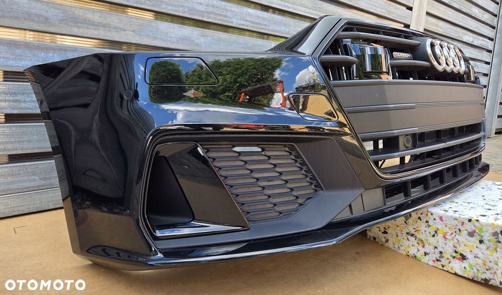 AUDI A7 C8 4K S-LINE LY9T ZDERZAK PRZÓD PRZEDNI 6 PDC KOMPLETNY W KOLOR - 5