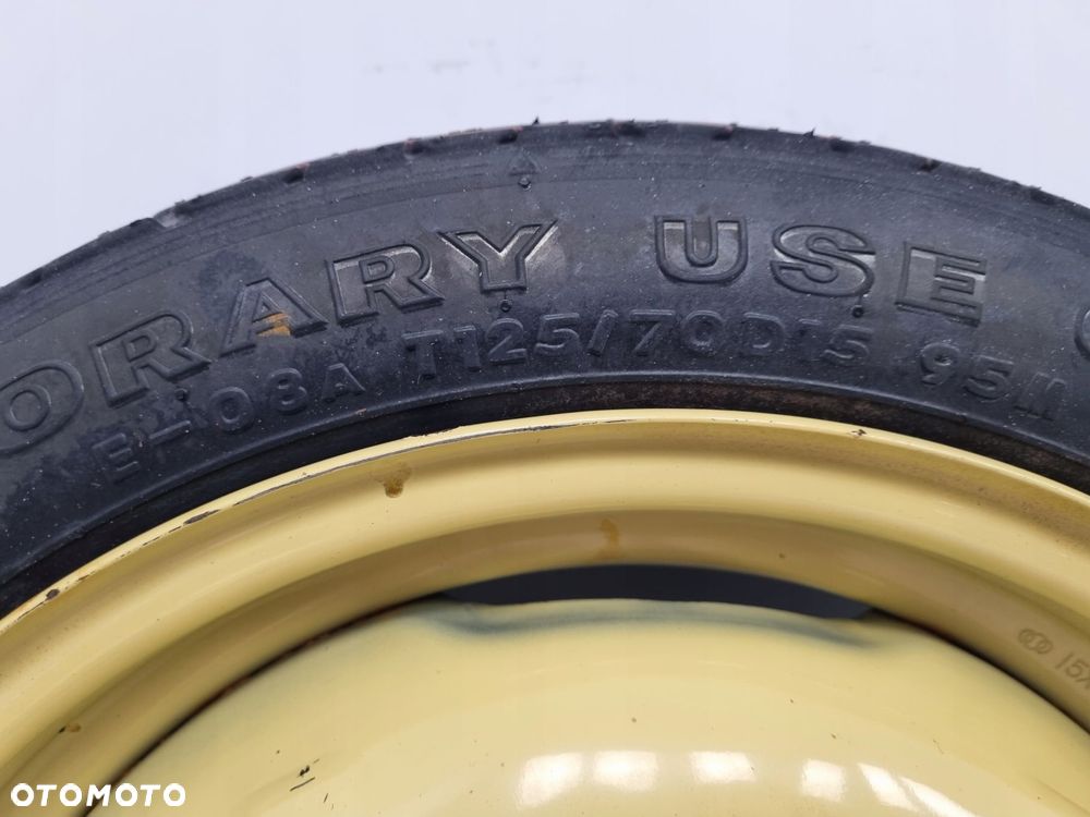 KOŁO DOJAZDOWE Toyota Yaris II dojazdówka 125/70 D15 R15 4x100 15X4T - 7