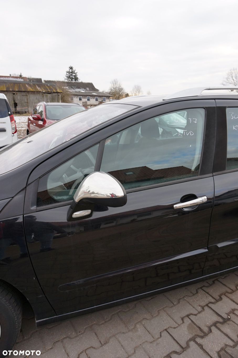 DRZWI PRZEDNIE LEWE 308 I T7 SW KOMBI KTVD  CZARNY PEUGEOT 2007-2011 - 1