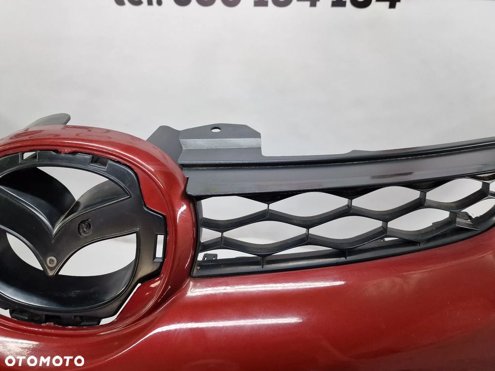 MAZDA CX7 CX-7 LIFT 09- ZDERZAK PRZEDNI PRZÓD NA SPRYSKI + ATRAPA + KRATKA ŚRODKOWA , NR EH44-50031 , NR AUKCJI NZ1055 - 11